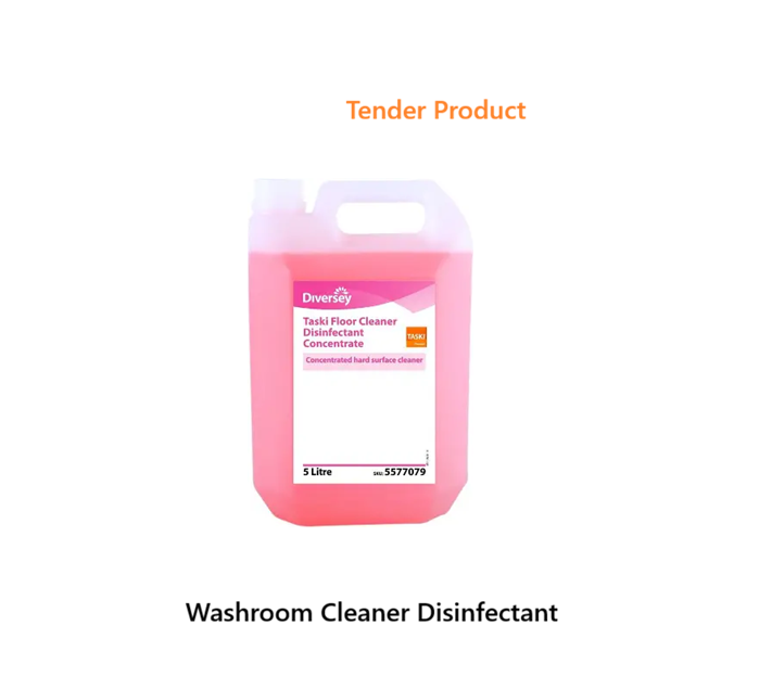 Washroom Cleaner and Disinfectant - Tender