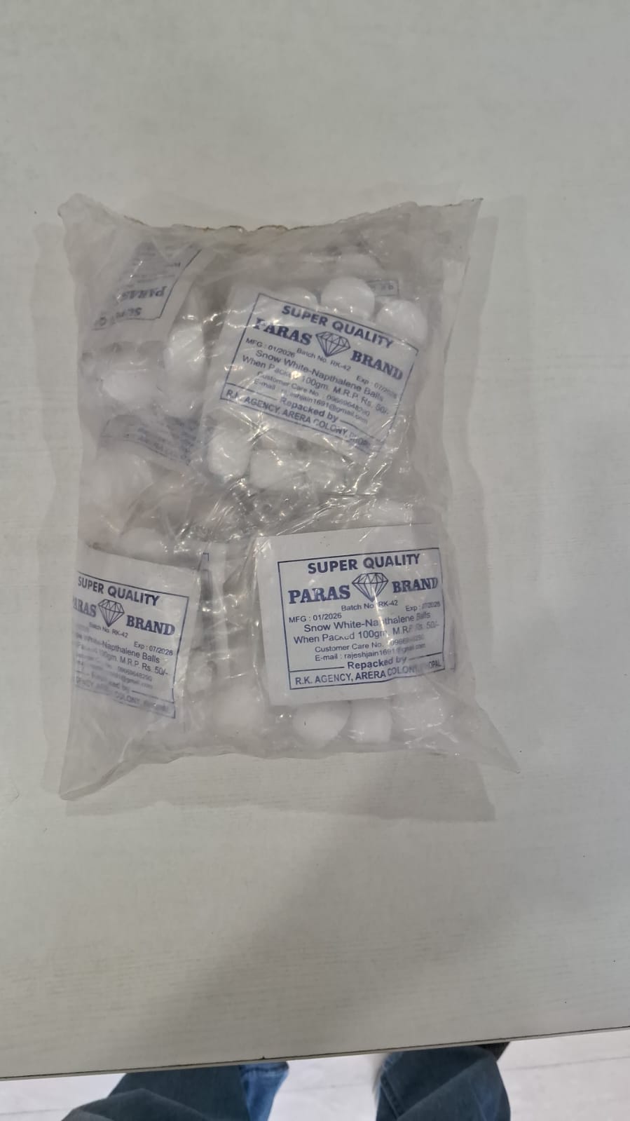 NAPTHALENE BALLS 100 GMS