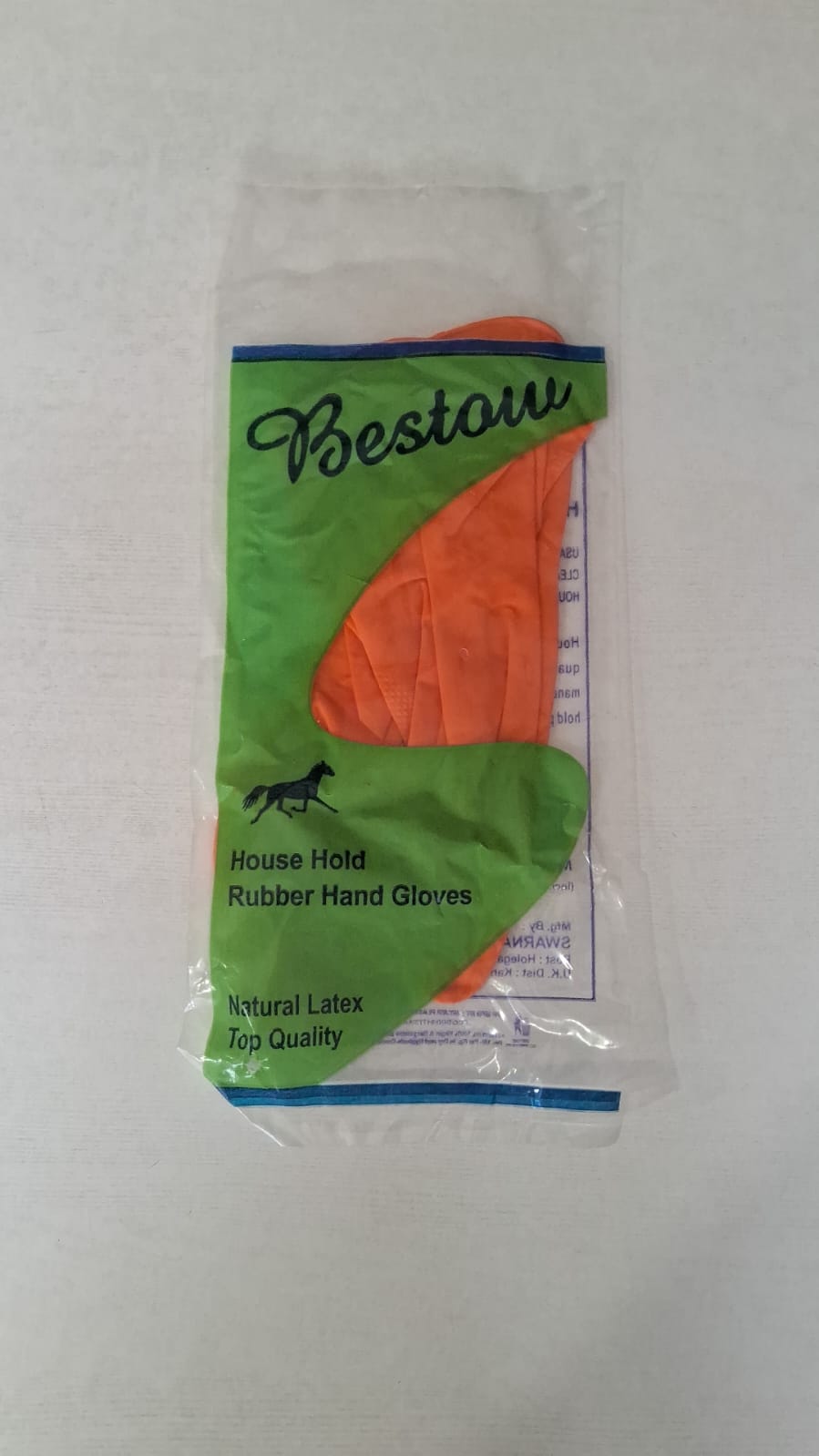 HAND GLOVES ORANGE 60GMS